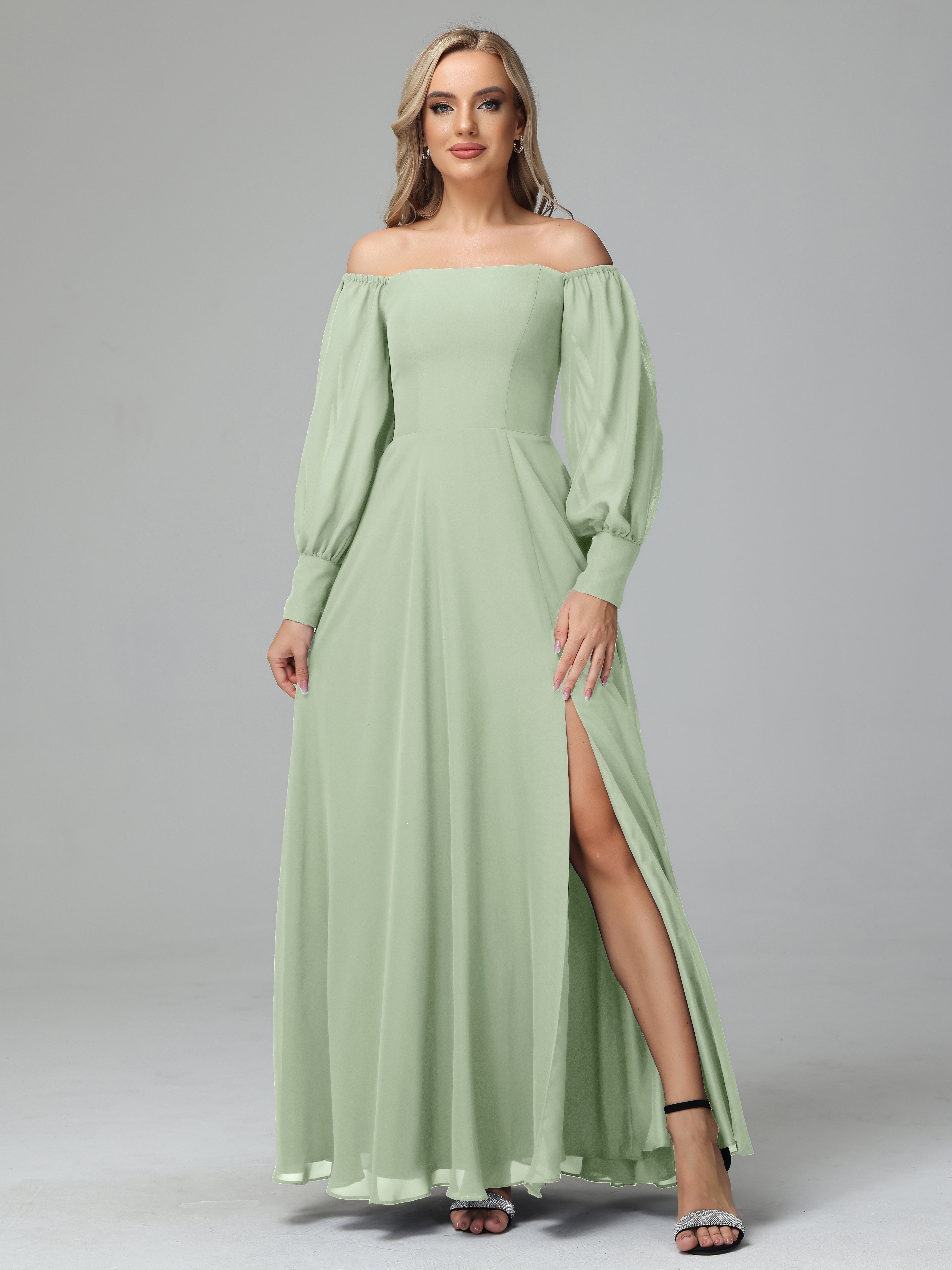 Long chiff s fashion bridesmaid dresses