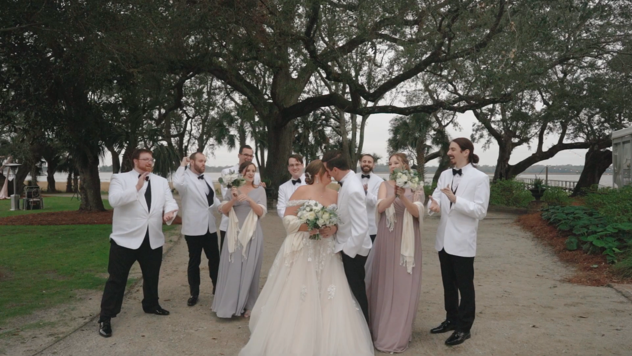 Romantic & Emotional Lowndes Grove Wedding in Charleston