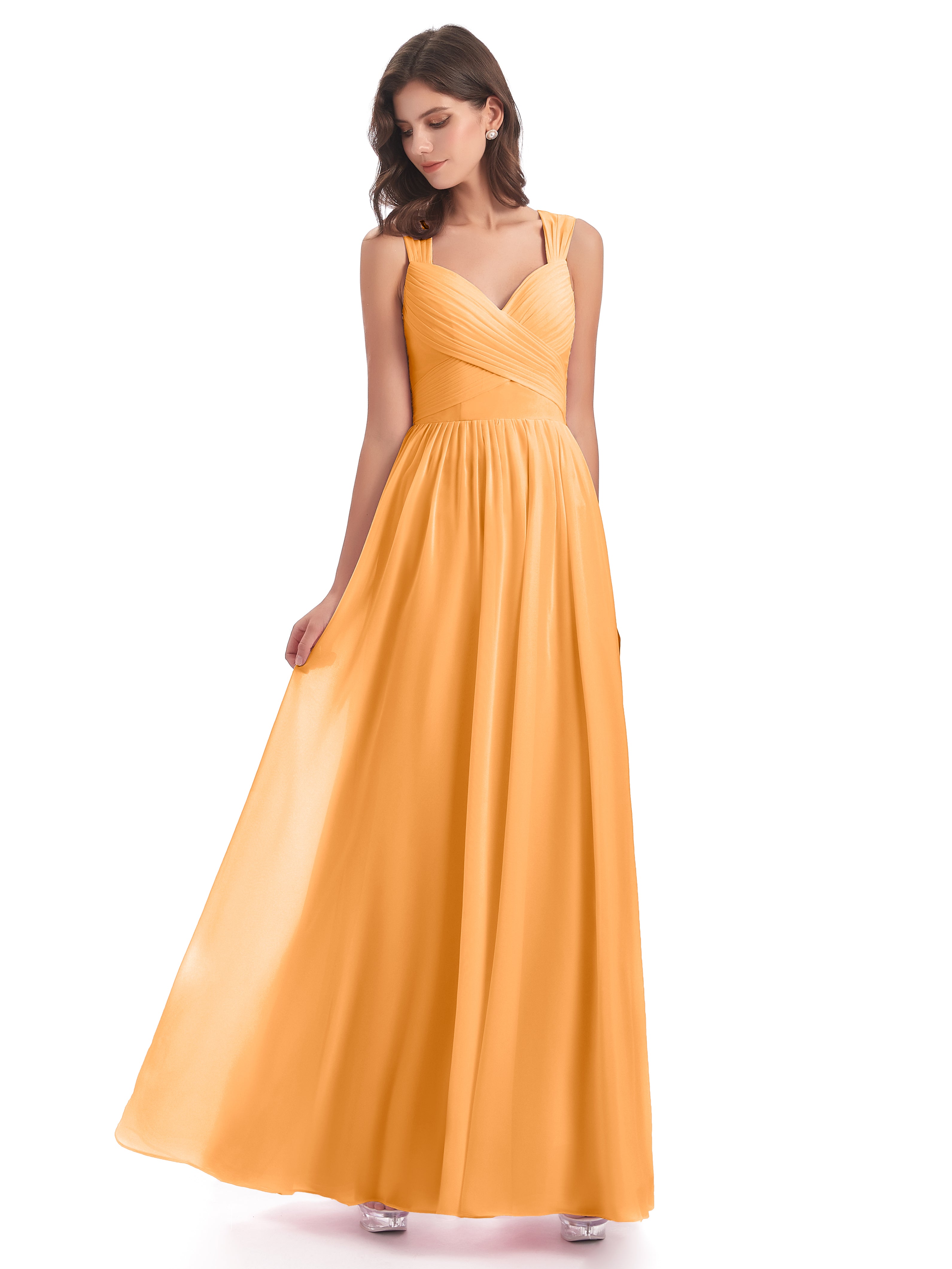 Tangerine Bridesmaid Dresses