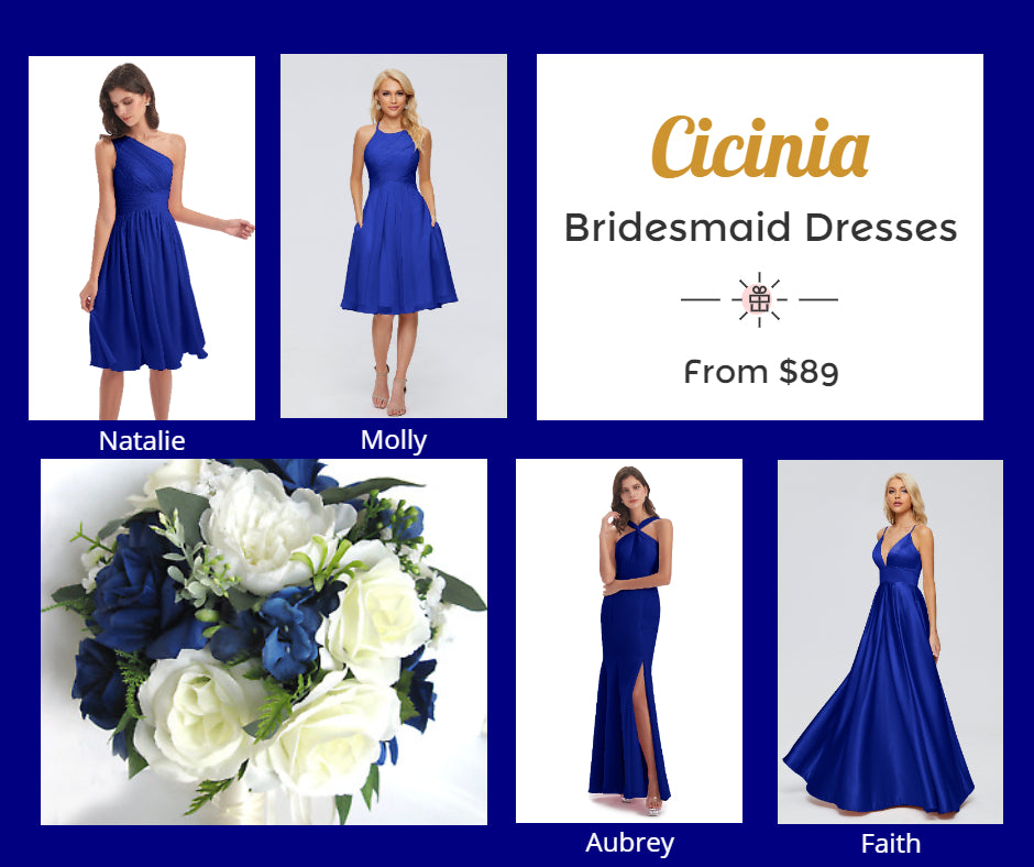 Royal Blue Bridesmaid Dresses