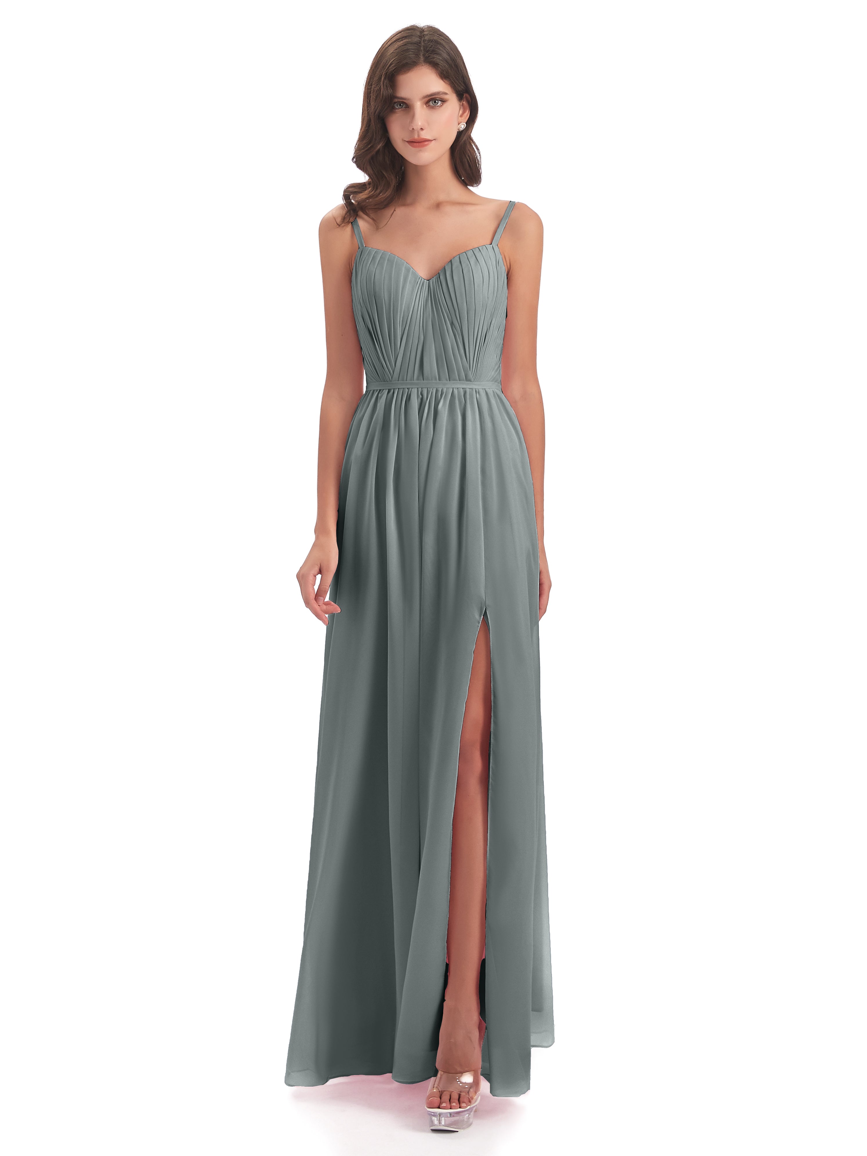 200+ Steel Grey Bridesmaid Dresses (Budget-fridenly)-Cicinia