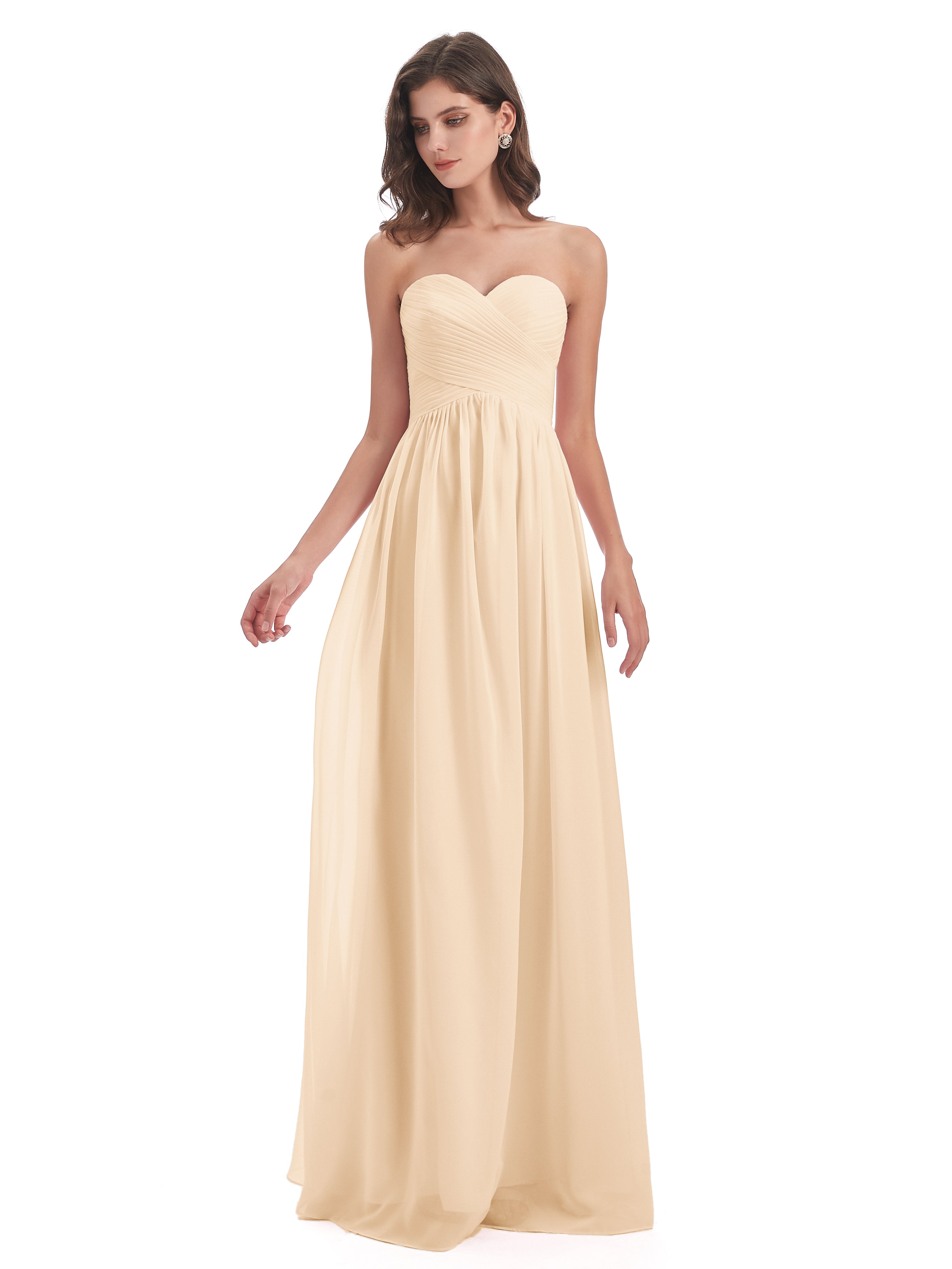 Peach Bridesmaid Dresses