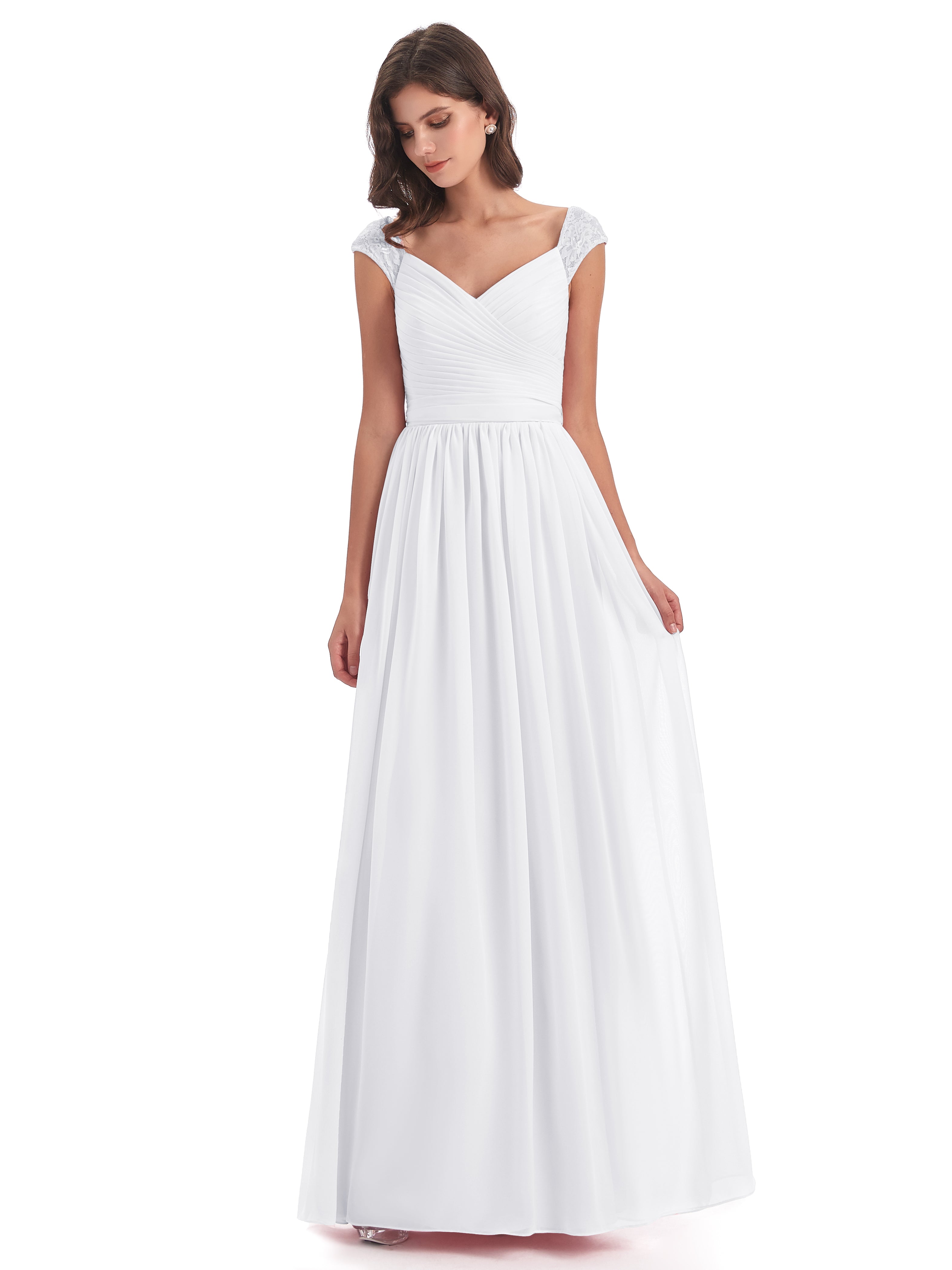 White Bridesmaid Dresses