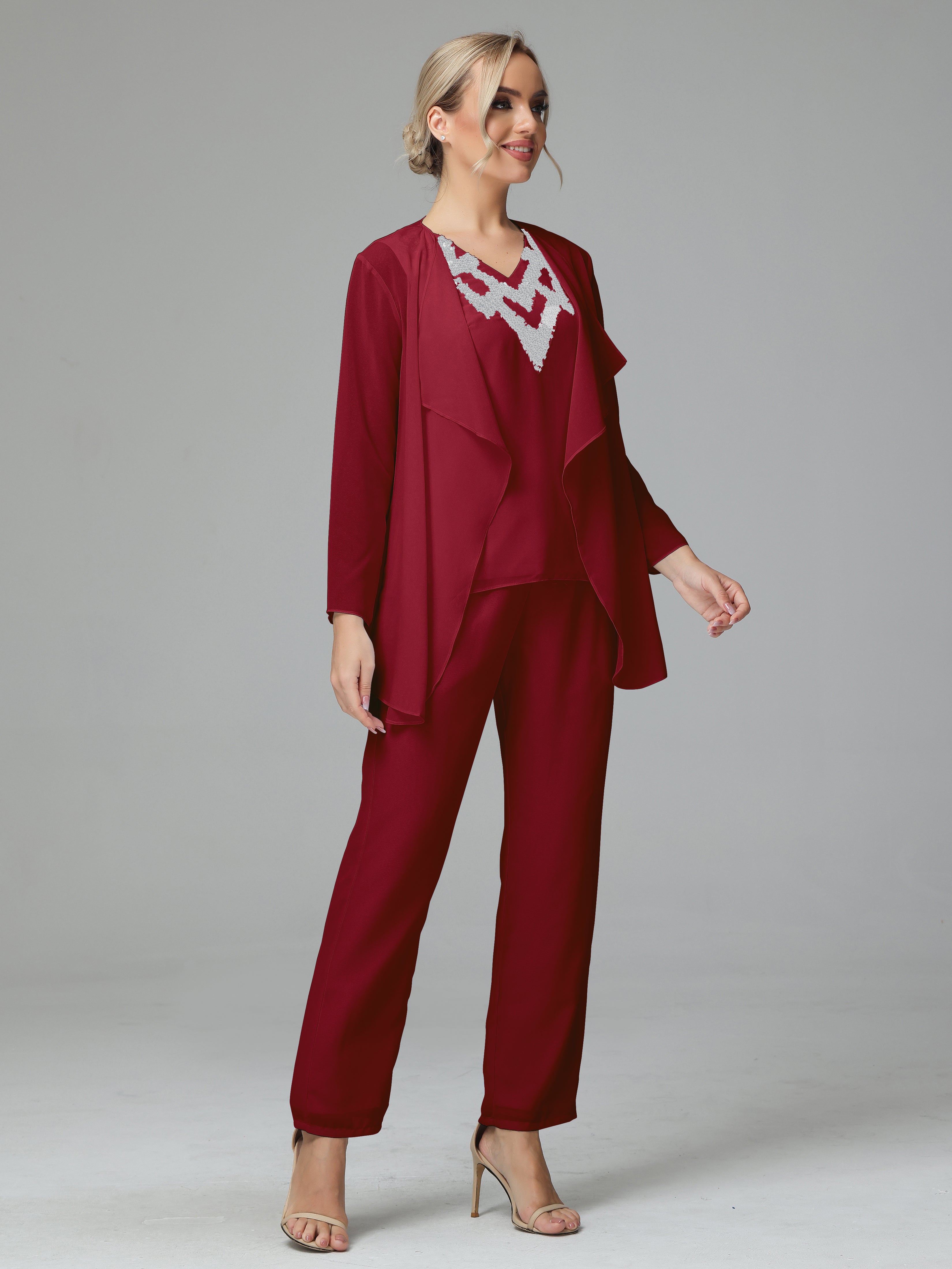 Dressy 3 piece pant suits hotsell