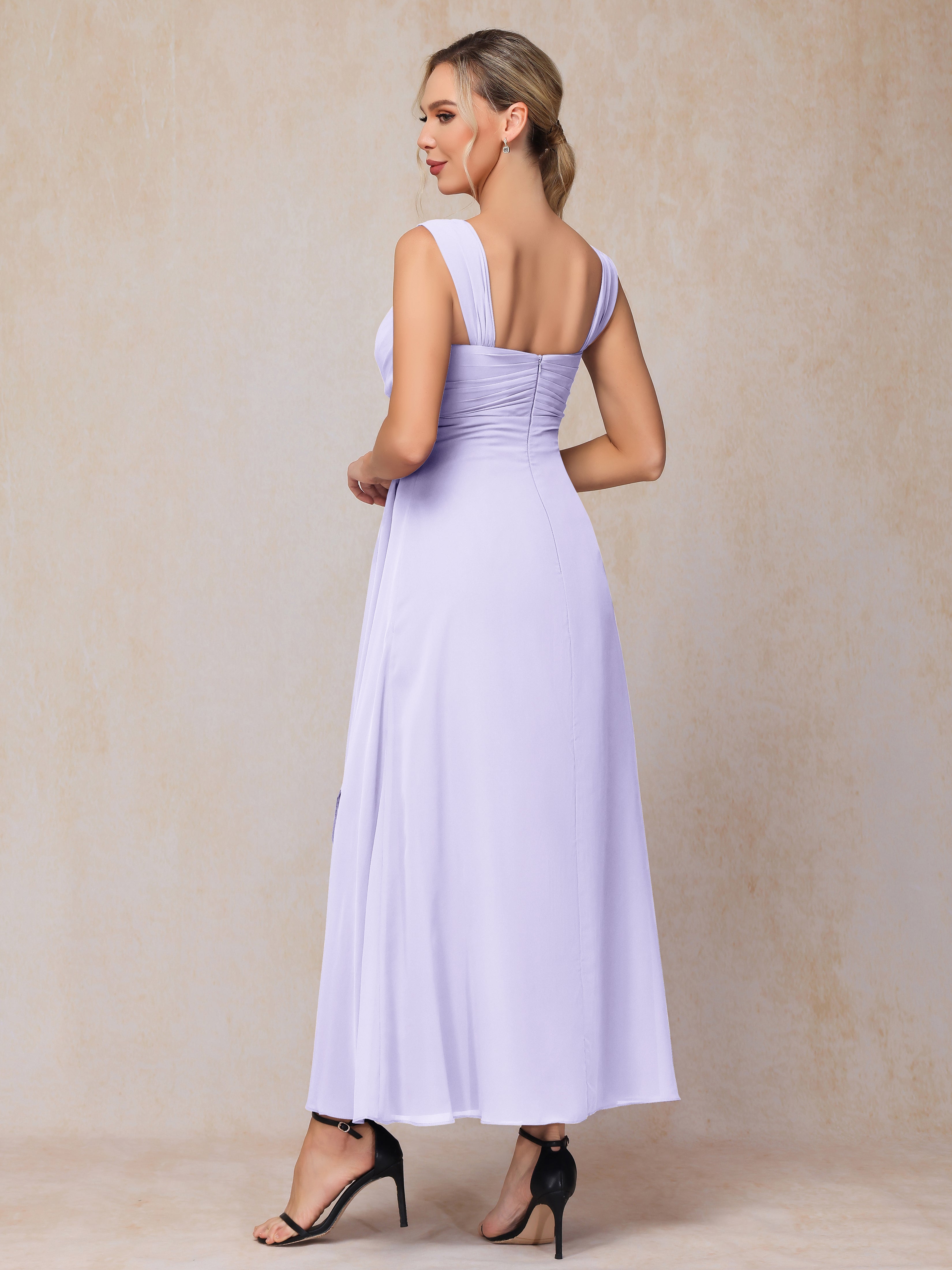 2 Pieces Ankle Length Chiffon Mother Of The  Groom Dress