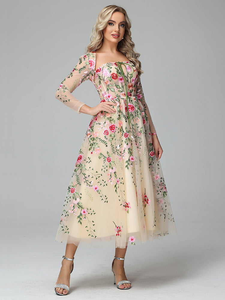 Primrose Long Floral Dress