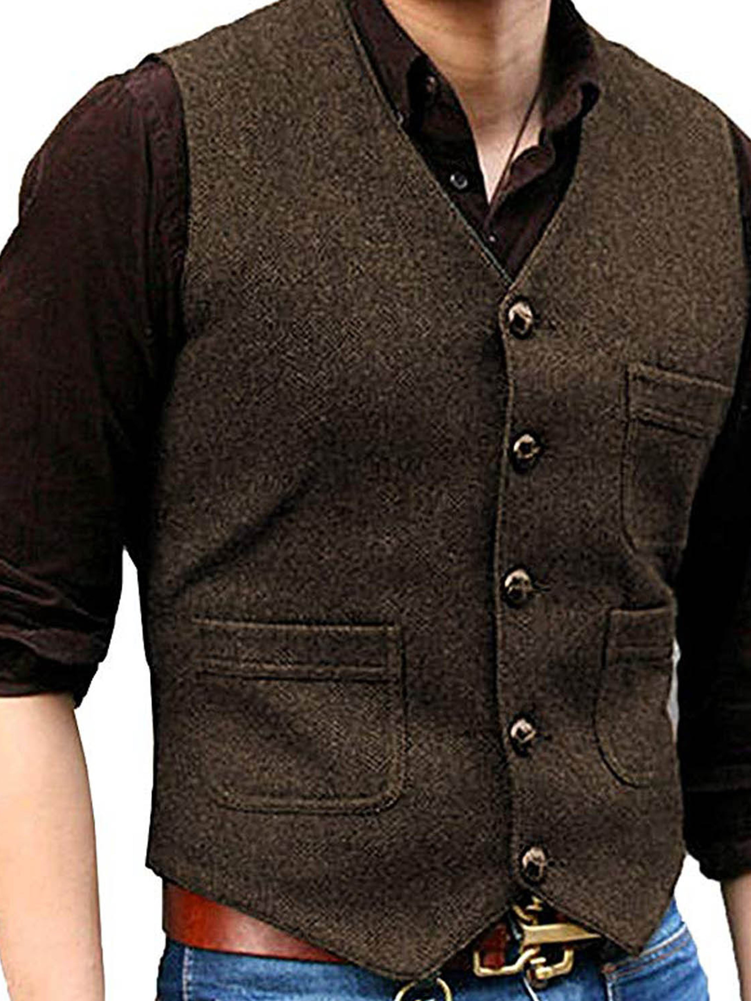 Vest Wedding Groom Best Man Vest Business Slim