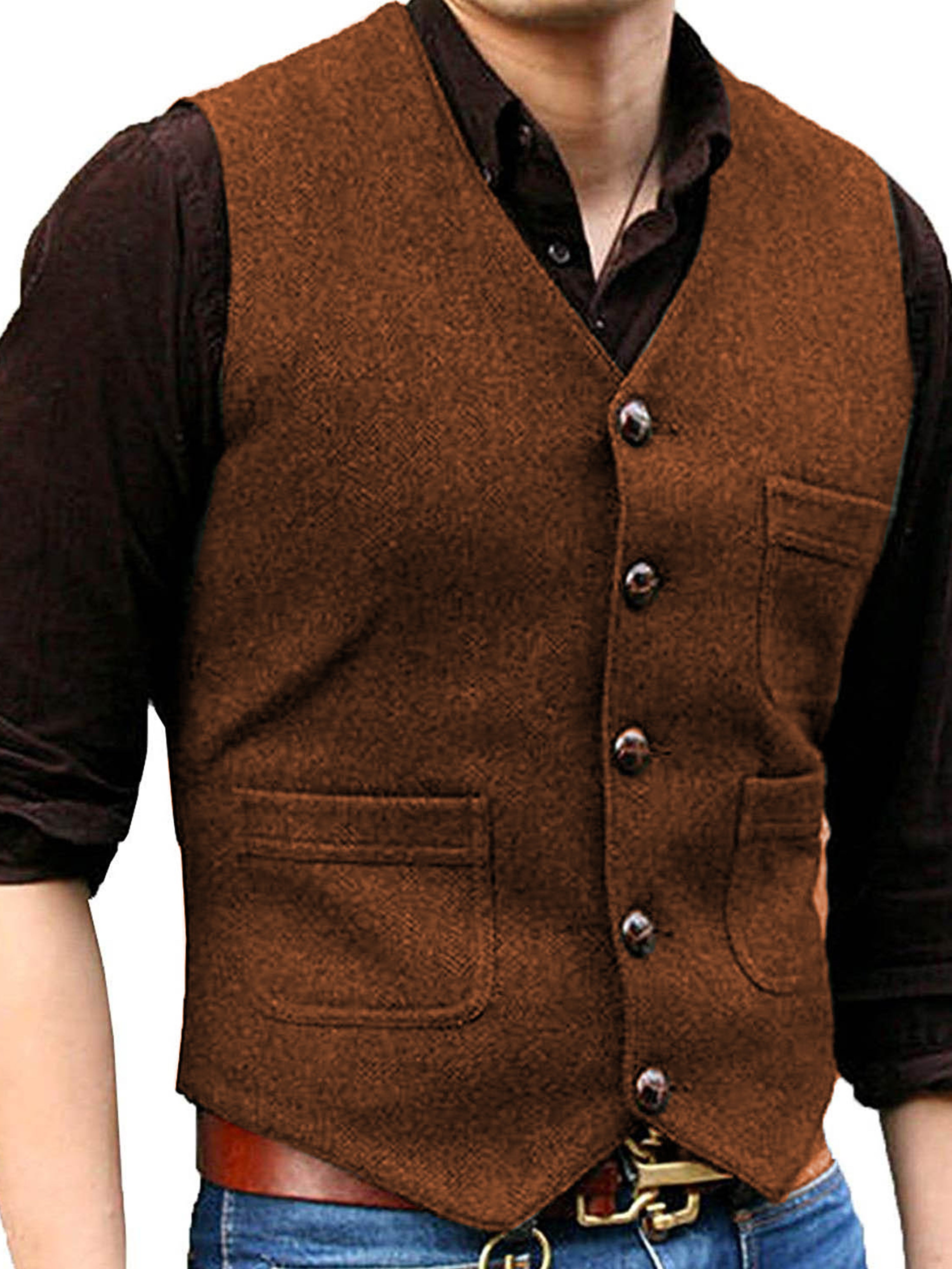 Vest Wedding Groom Best Man Vest Business Slim