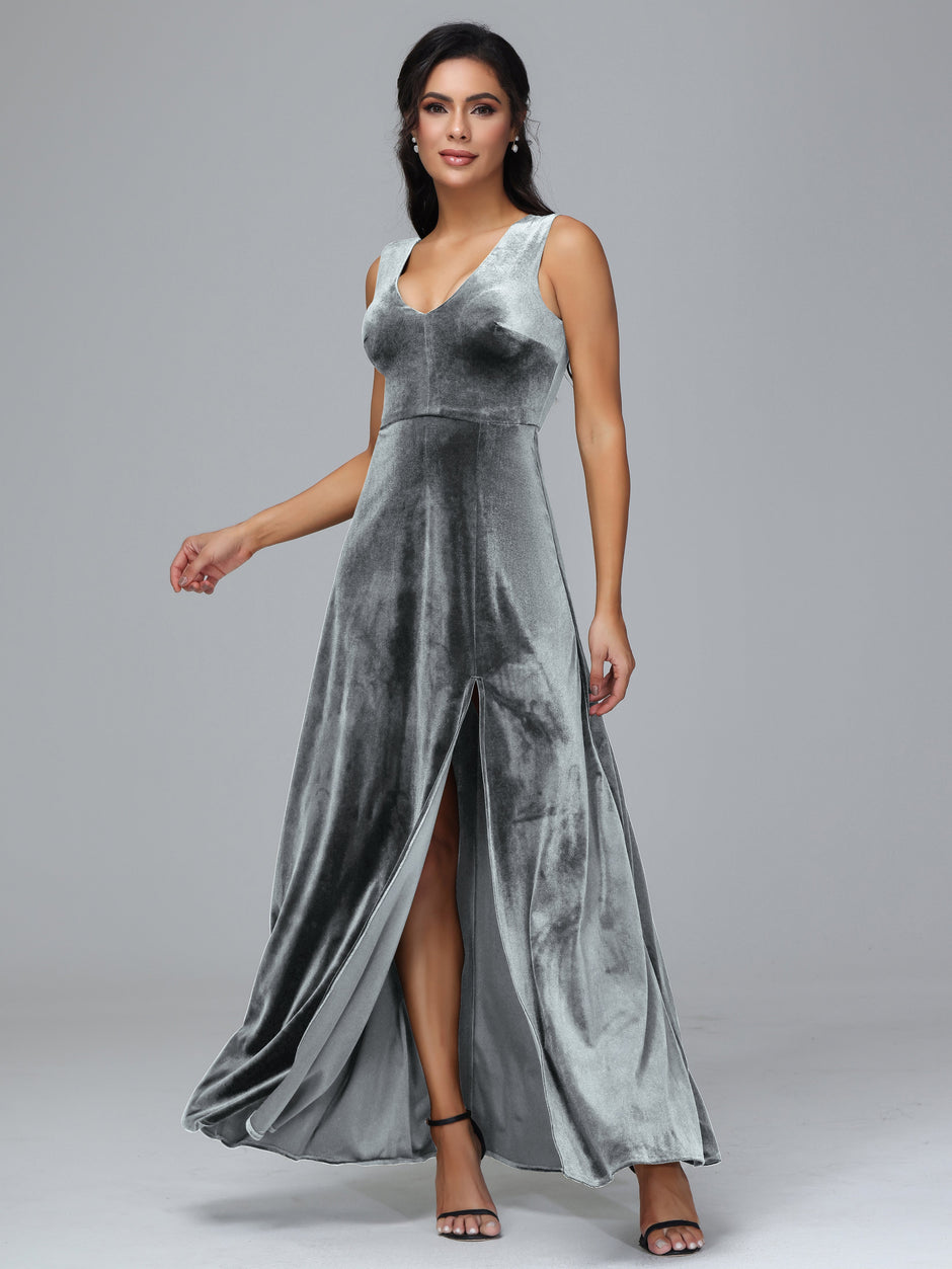 200+ Steel Grey Bridesmaid Dresses (Budget-fridenly)-Cicinia – Page 12