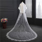 Wedding Veil Two-Tier Tulle Lace Edge Chapel Veils Appliques TS91037