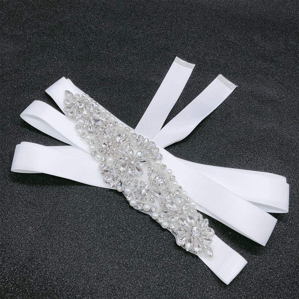 Women Wedding Sash Belt With Rhinestone YD9001