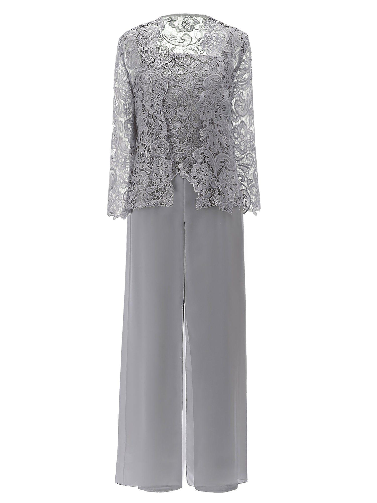 Silver Mother of the Bride Pant Suit for $129.99, – The Dress Outlet