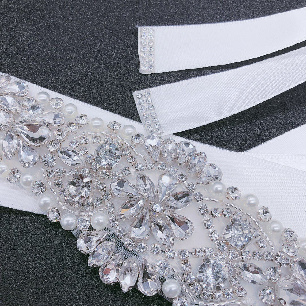 Women Wedding Sash Belt With Rhinestone YD9001