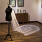 Wedding Veil Two-Tier Lace Edge Tulle Cathedral Veils Appliques TS9012