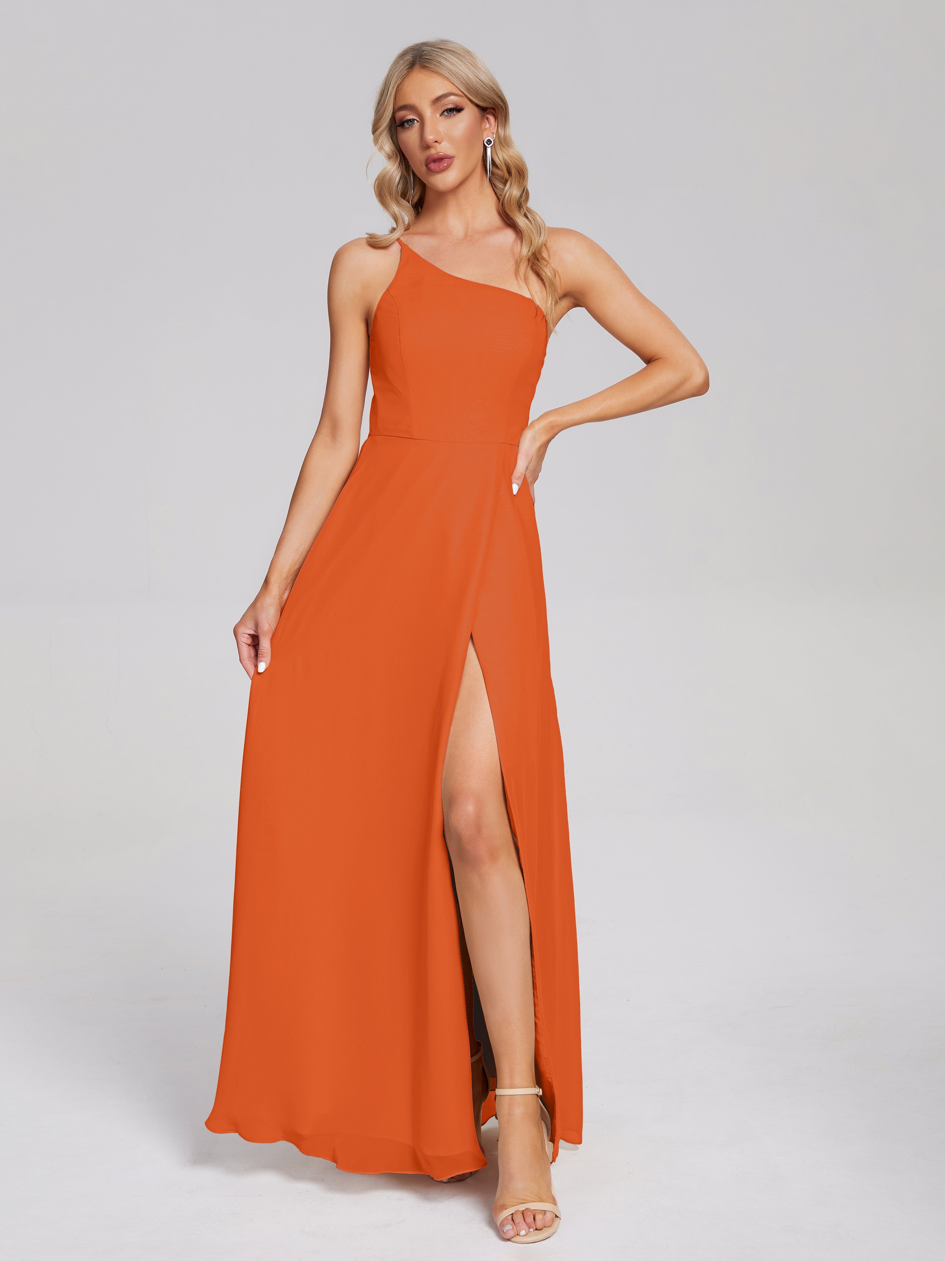 Burnt Orange Bridesmaid Dresses 7828