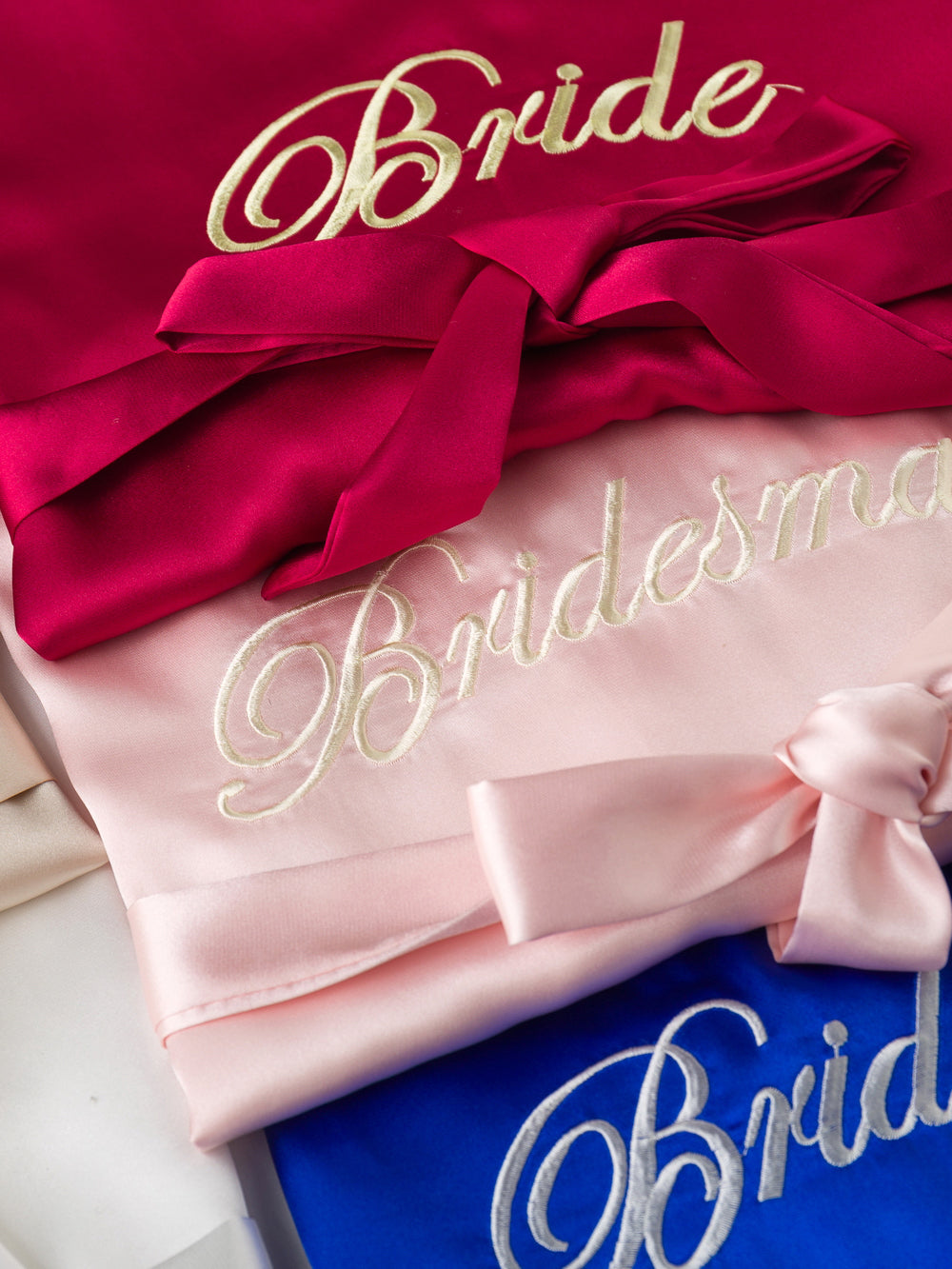 Ready Satin Robe For Bridesmaid