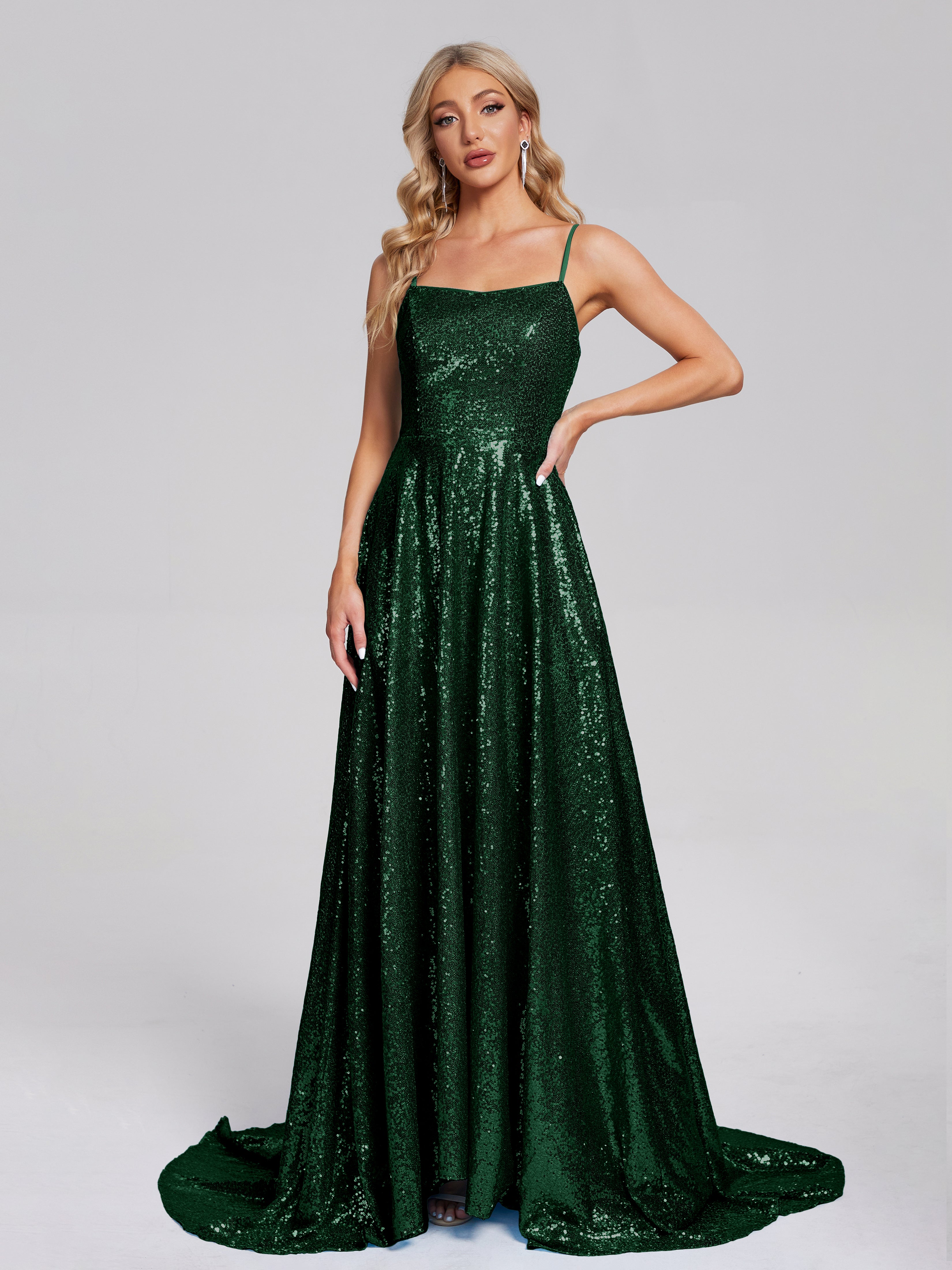 Green sequin bridesmaid dresses best sale