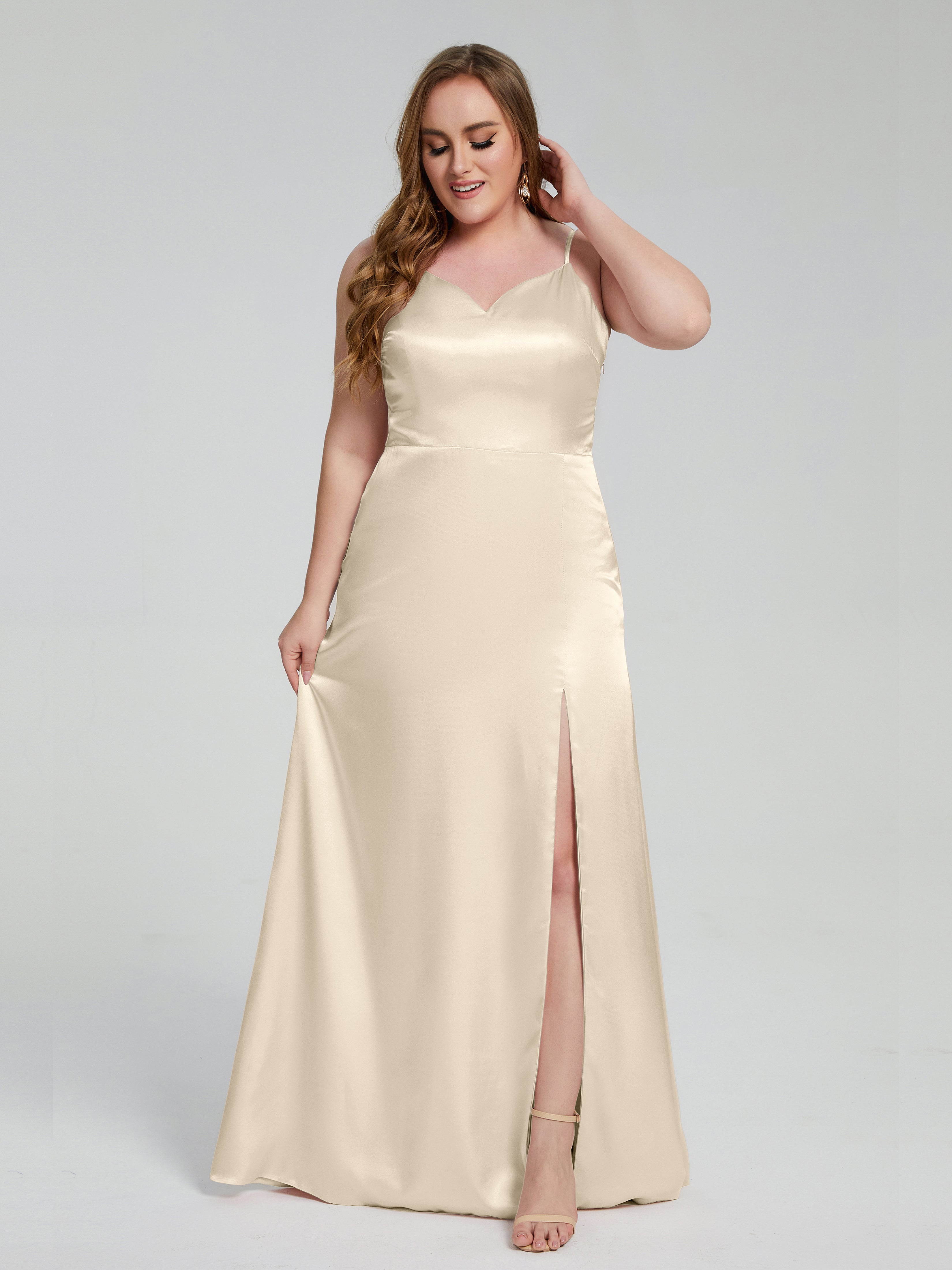 This is the Dreamy Satin Bridesmaid Dress You Are Looking For