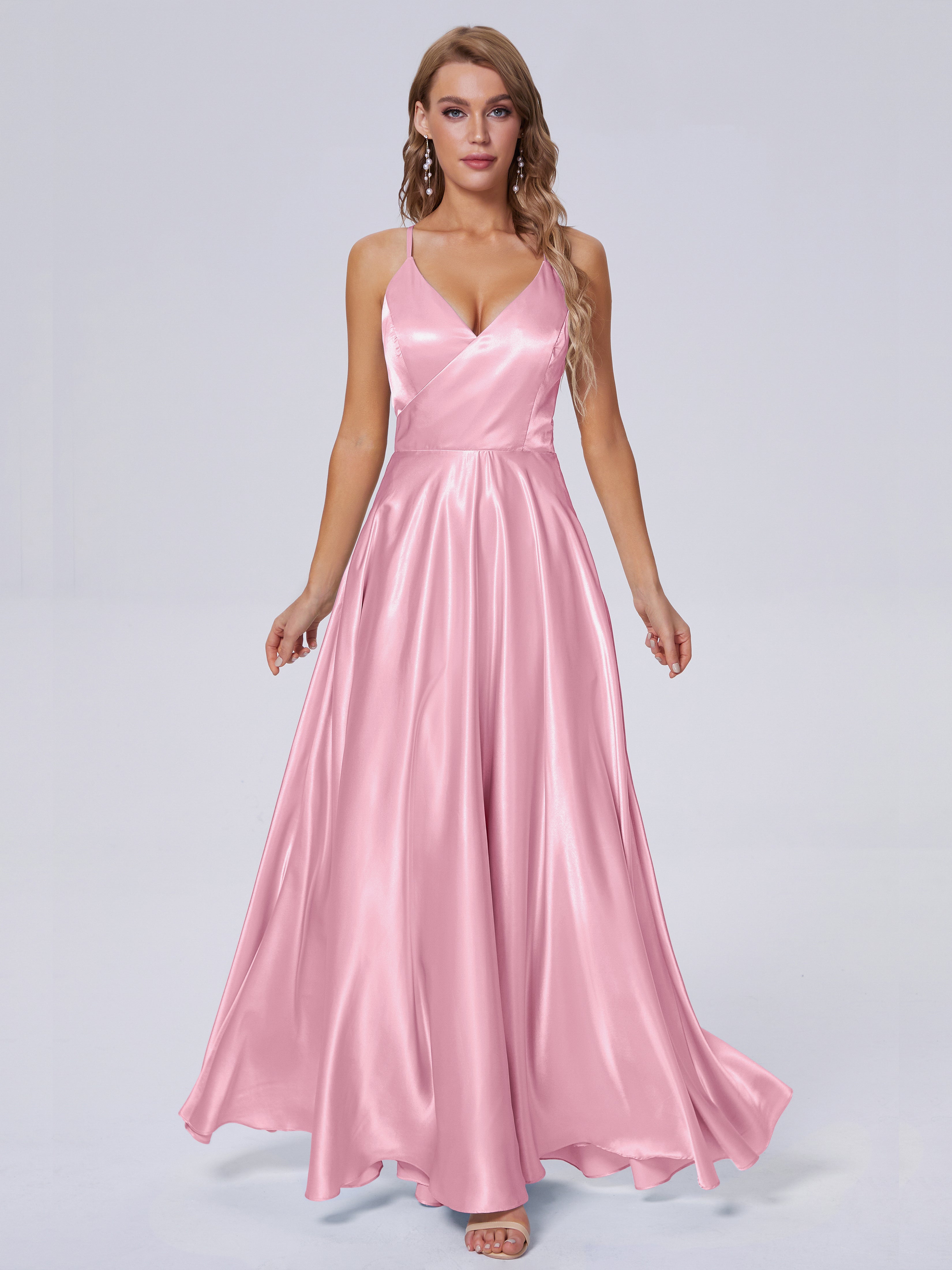 This is the Dreamy Satin Bridesmaid Dress You Are Looking For