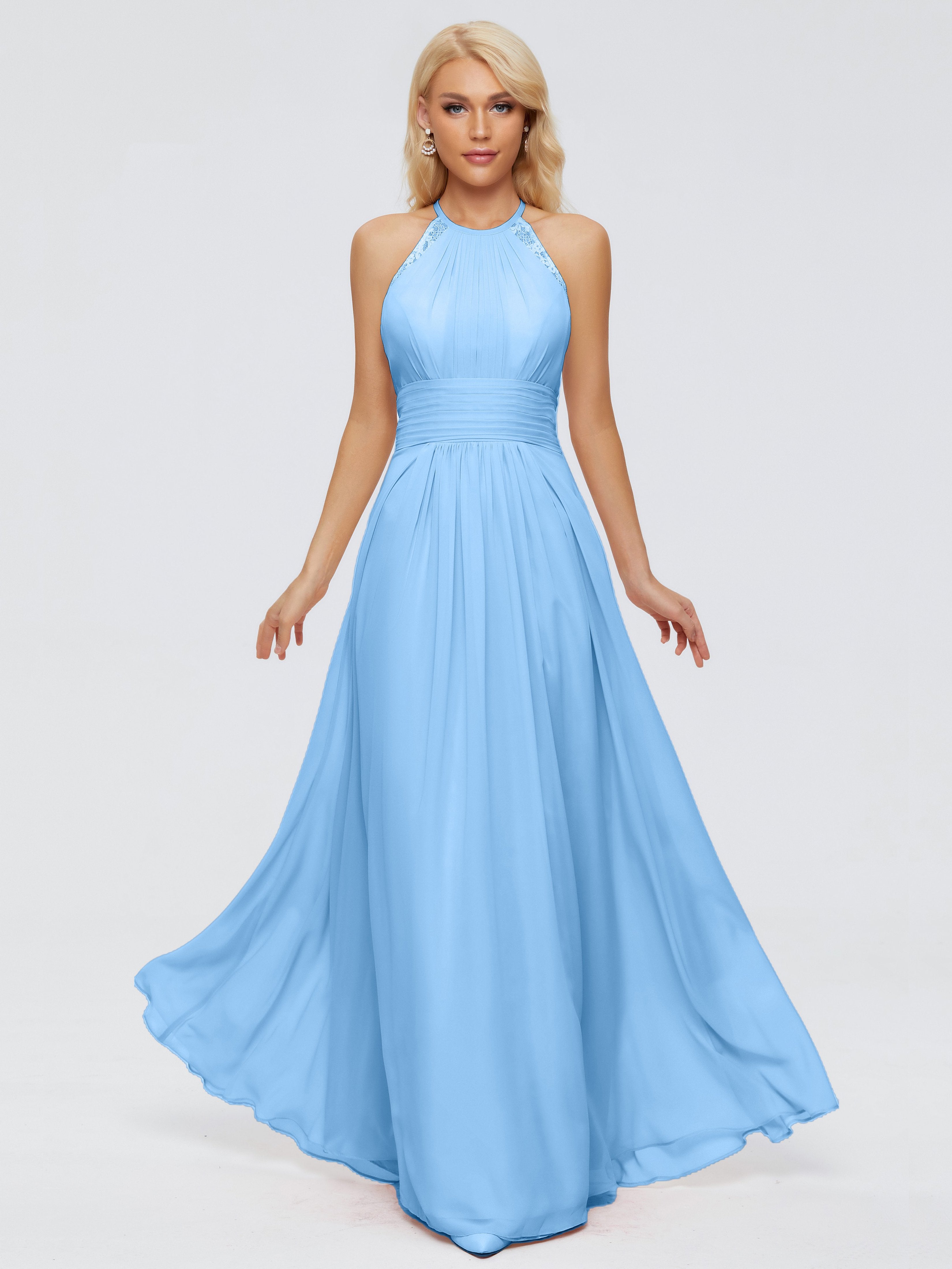 This Halter Bridesmaid Dresses Witnesses Your Tears of Joy