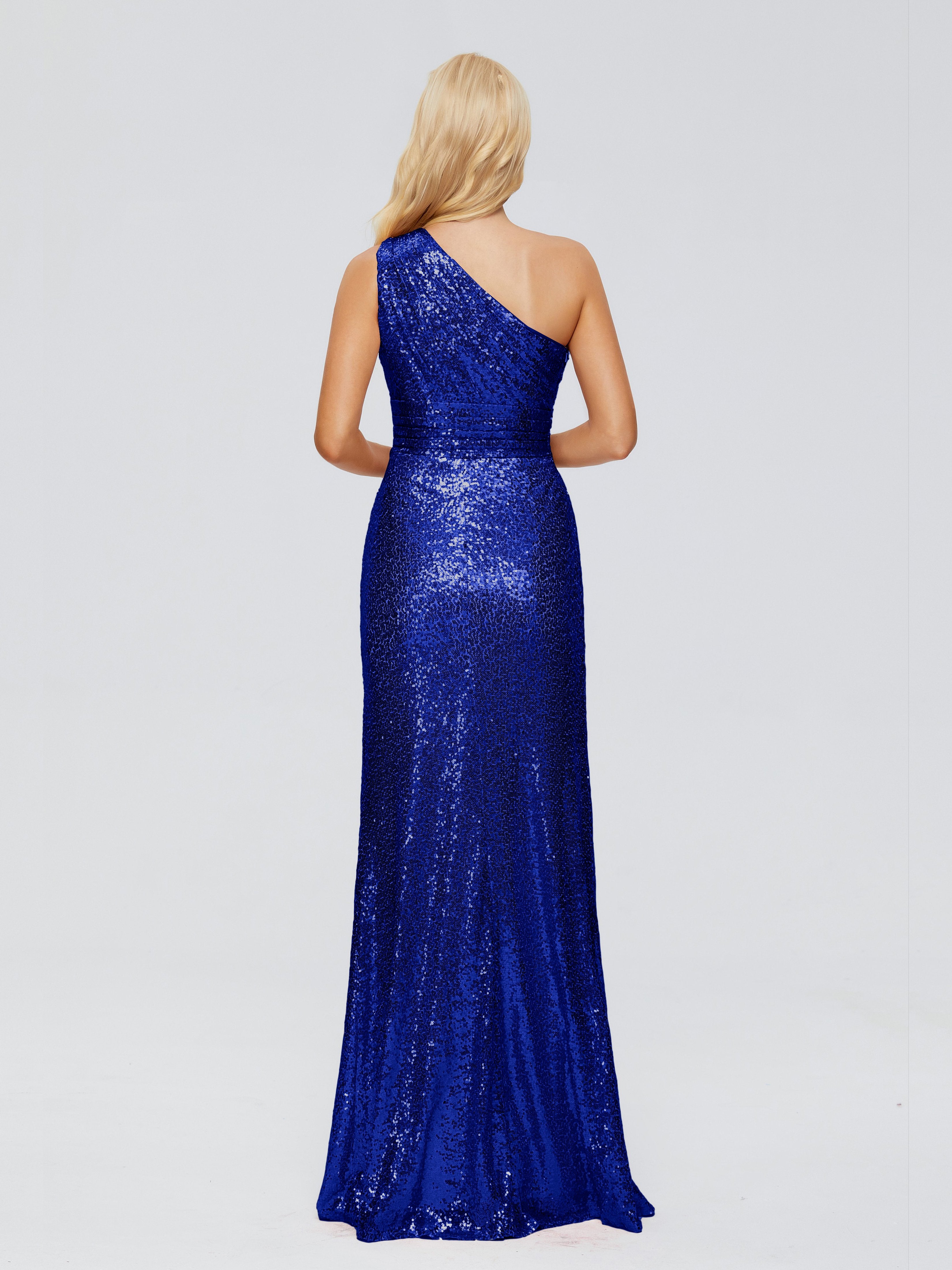 Bailey One Shoulder Sequins Bridesmaid Dress