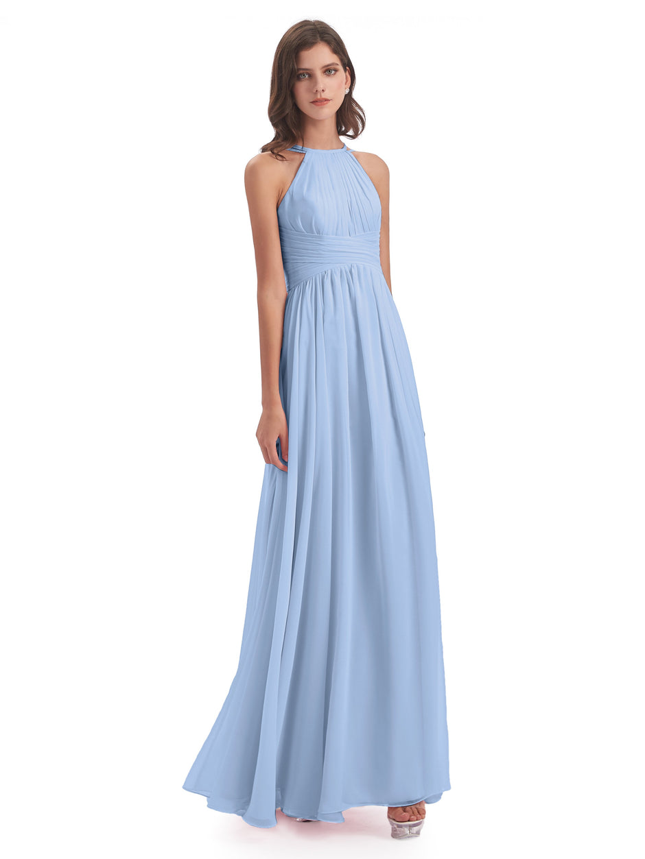 60+ Colors-Adorable Sky-Blue Bridesmaid Dresses | Cicinia