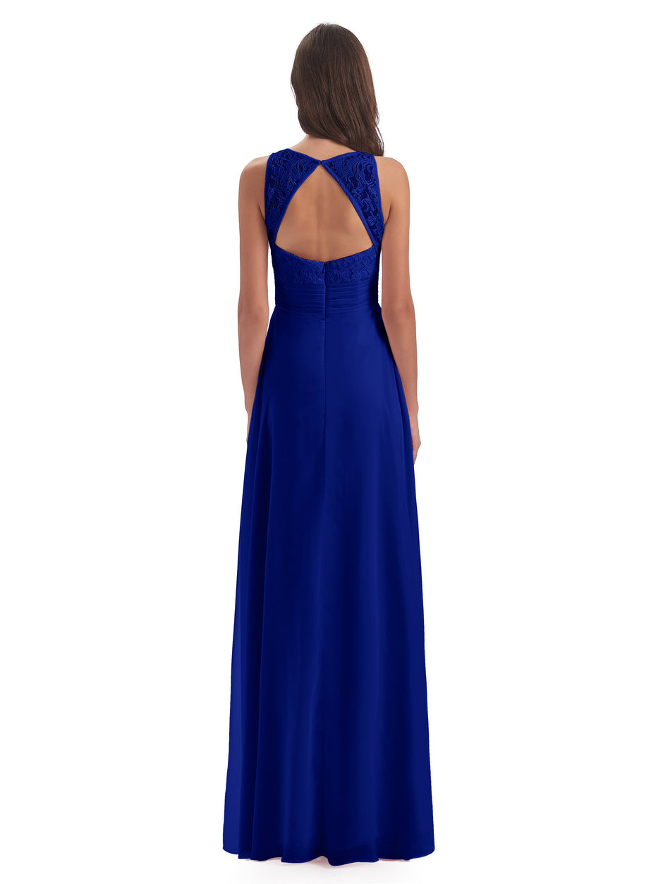 Under $100 High-level Royal Blue Bridesmaid Dresses | Cicnia