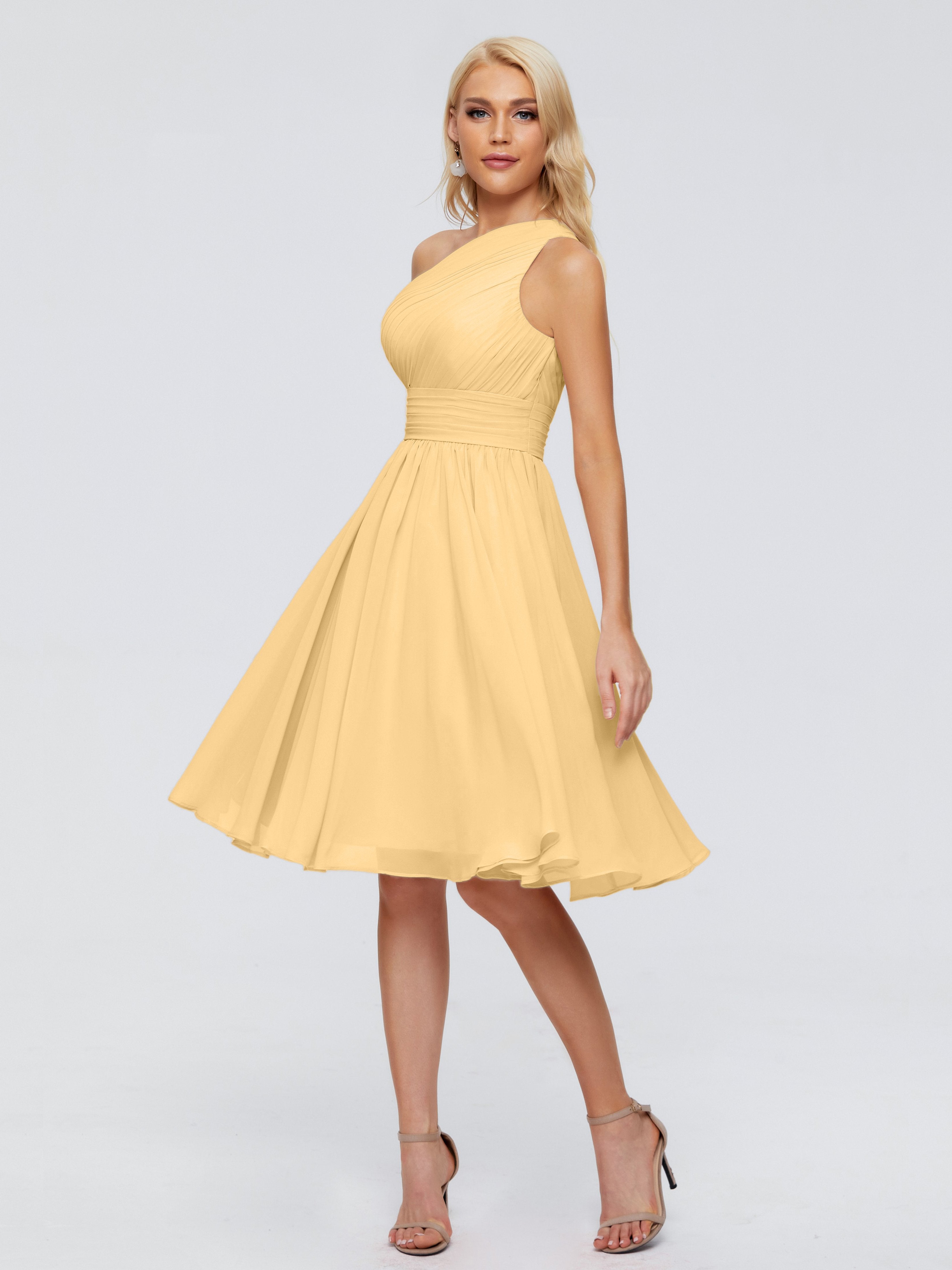 Why You Should Get An Alluring One Shoulder Chiffon Bridesmaid Dress