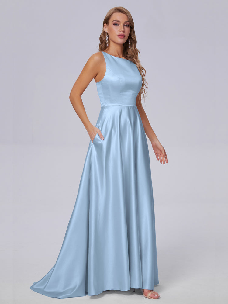 This is the Dreamy Satin Bridesmaid Dress You Are Looking For