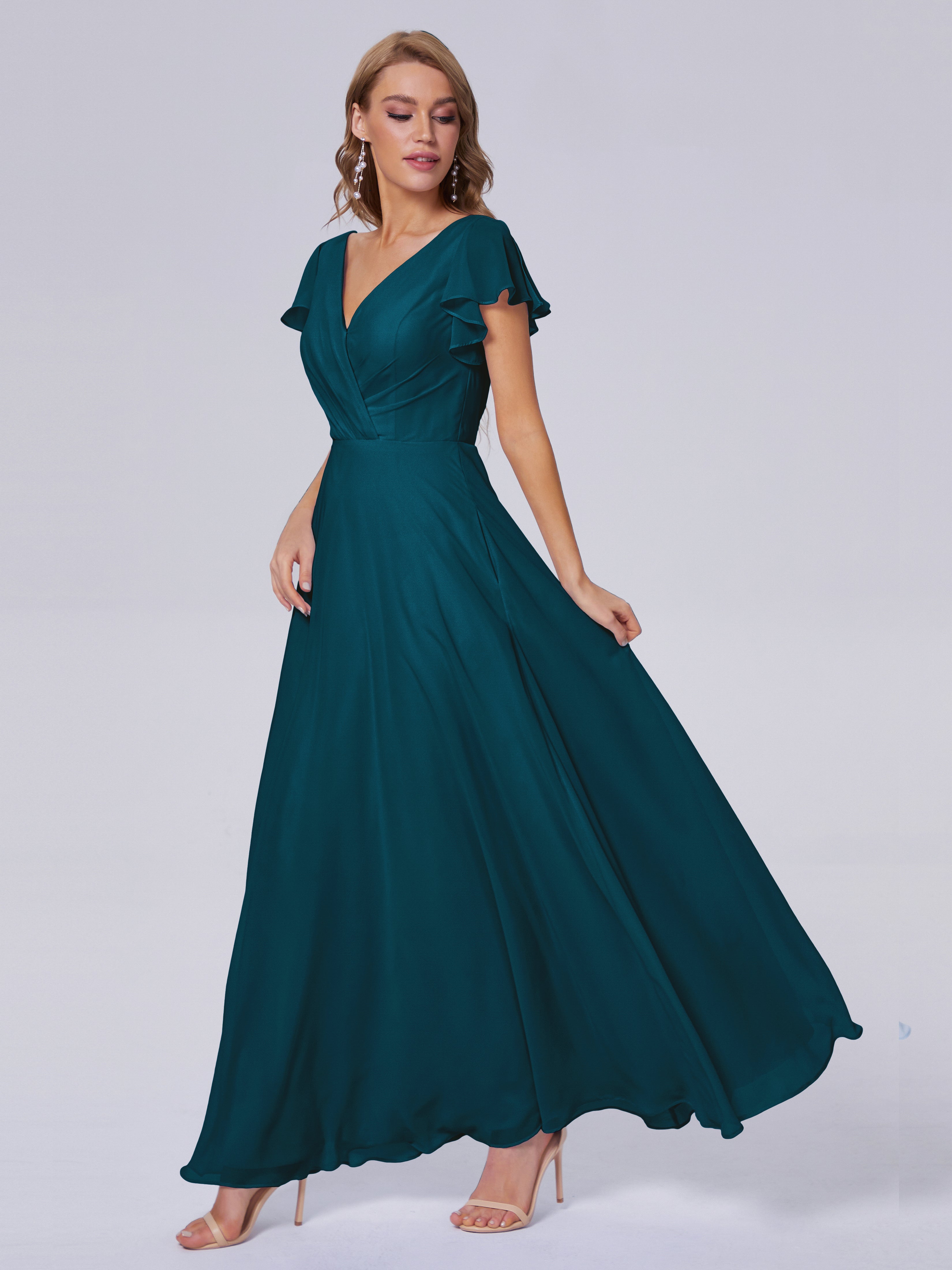 Ink blue bridesmaid dress best sale