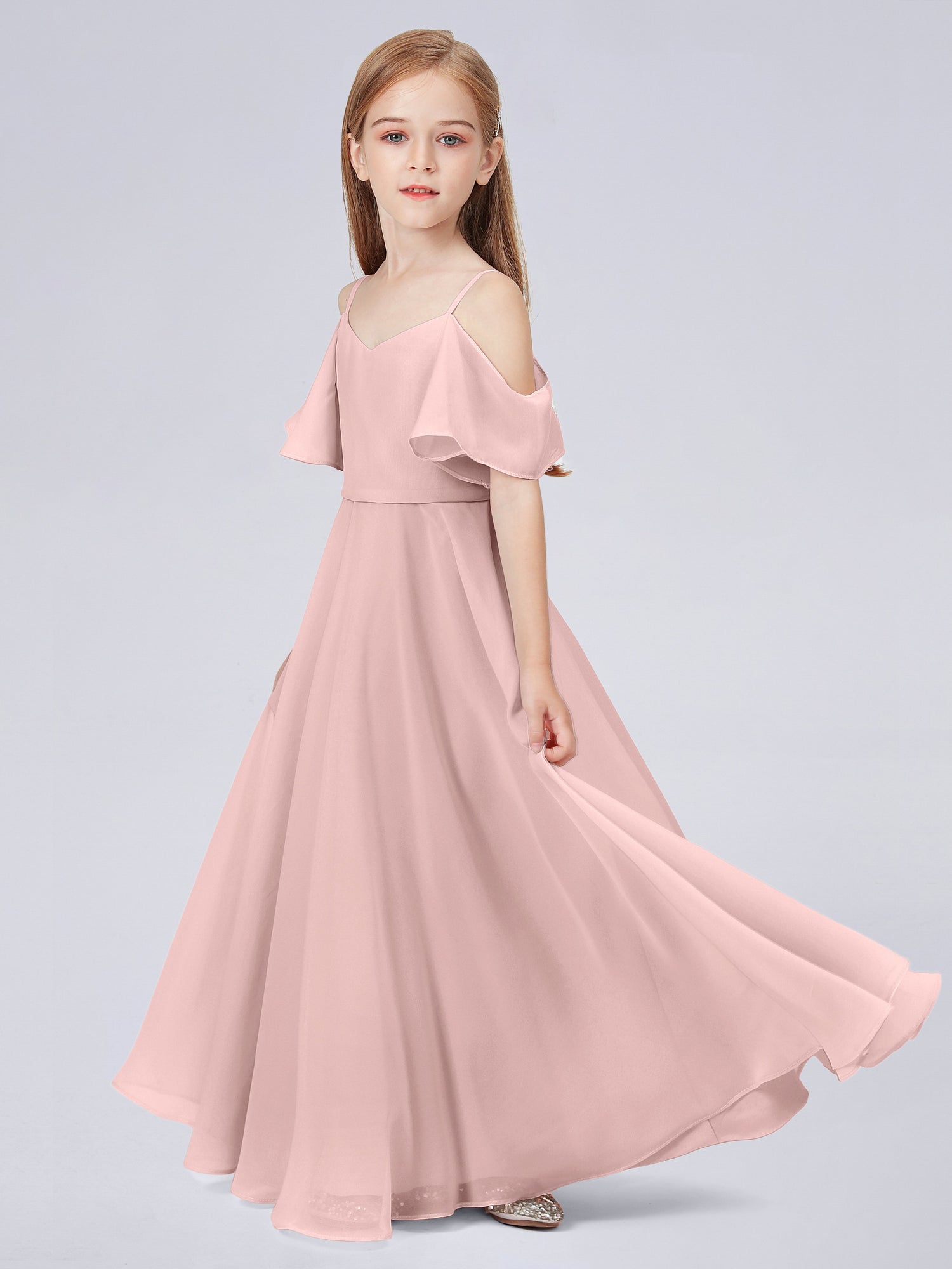 Junior bridesmaid dresses clearance off the shoulder