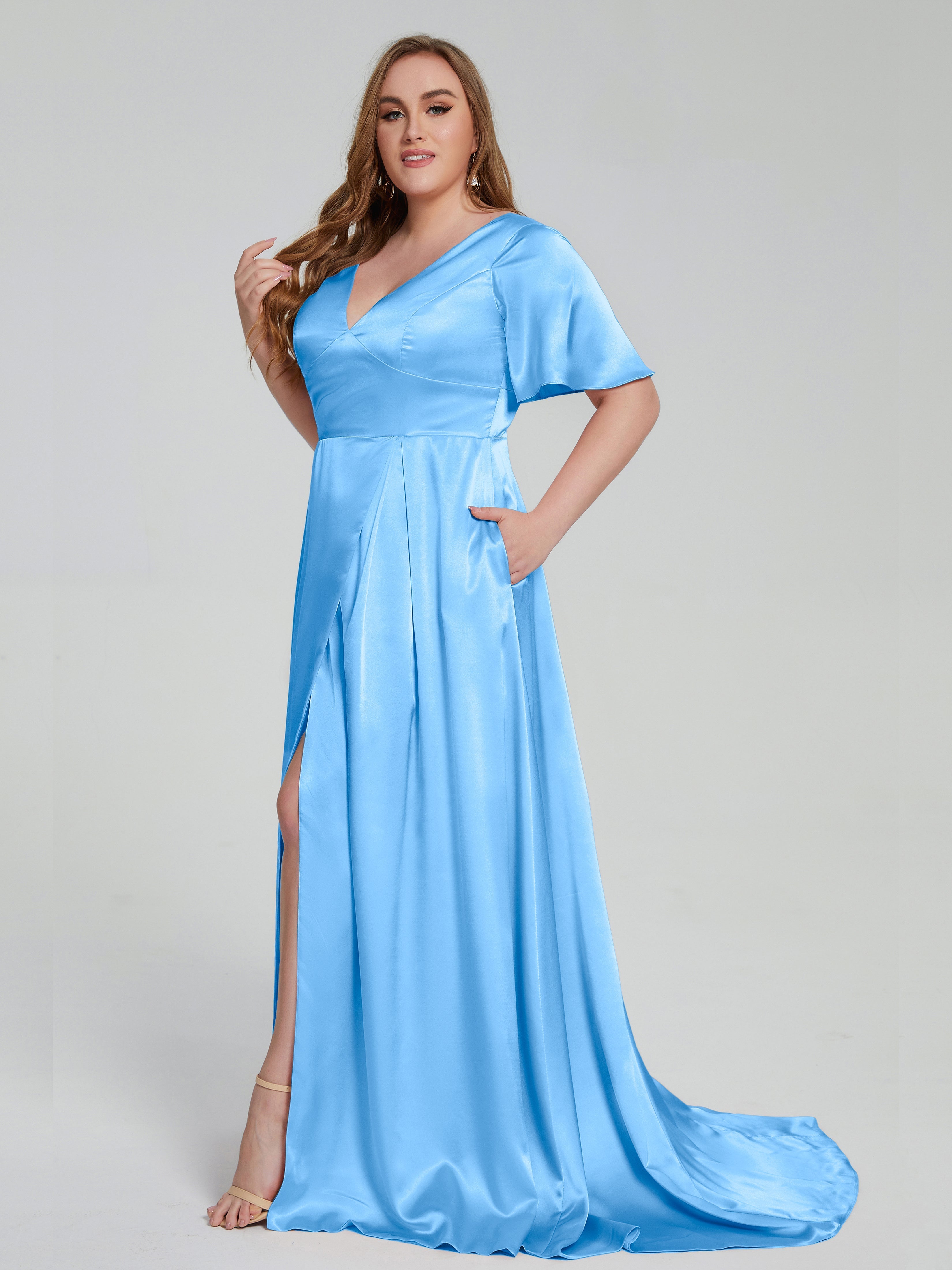 This is the Dreamy Satin Bridesmaid Dress You Are Looking For