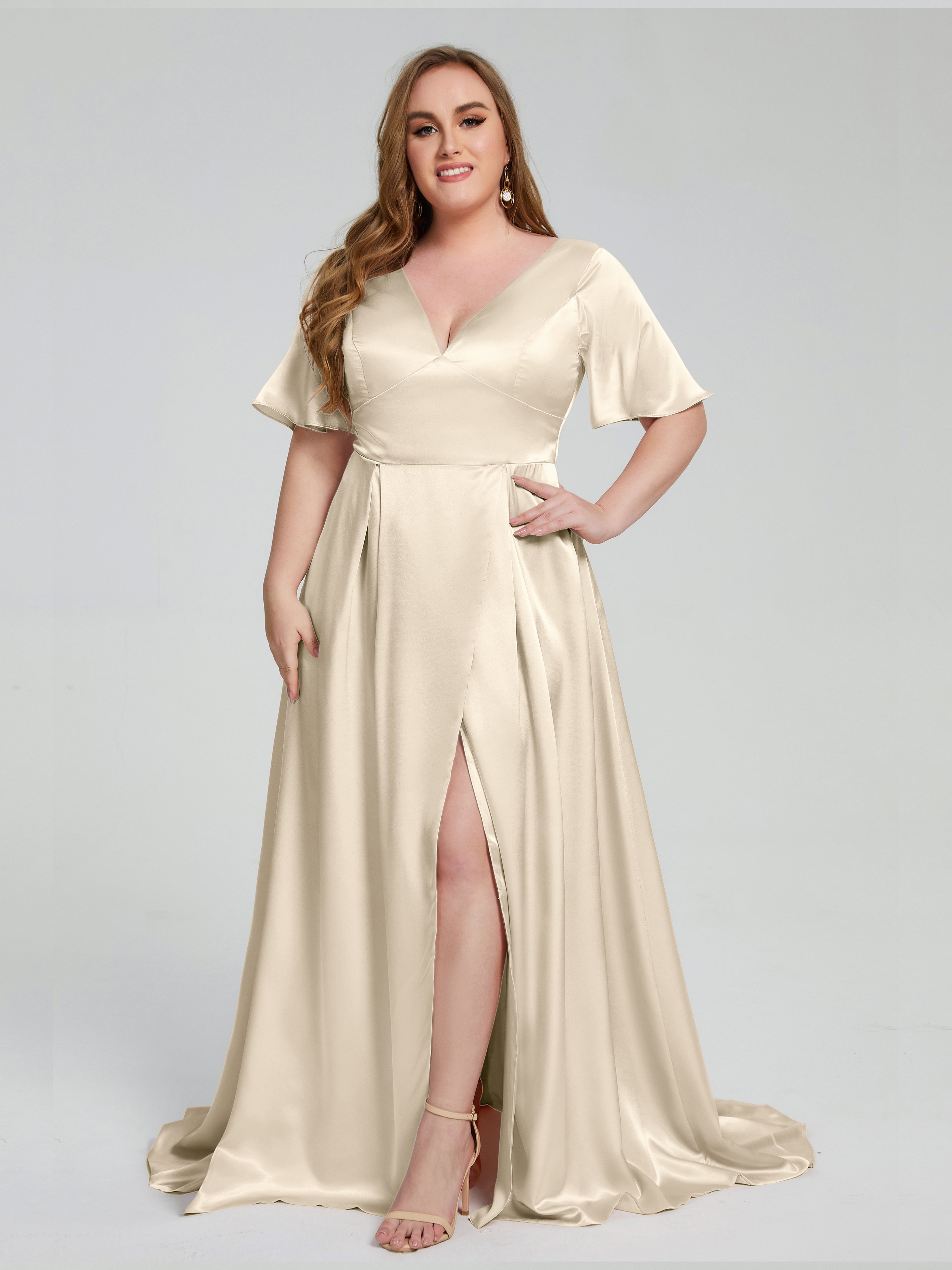 This is the Dreamy Satin Bridesmaid Dress You Are Looking For